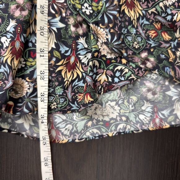 Zadig Voltaire Dress Women Small Floral Garden Reveal Kaleido Mini Smocked Boho - Picture 12 of 13